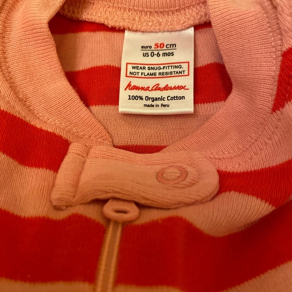 Hanna Andersson Zipper Baby Pajama Bundle Stripes - Picture 2 of 8